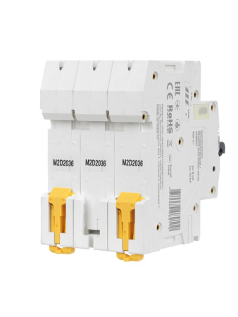 Выключатель автоматический модульный 3п D 20А M06N ARMAT IEK AR-M06N-3-D020