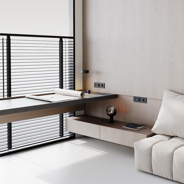 Рамка 3-м S70 пластик. черн. матов. Voltum VLS100308