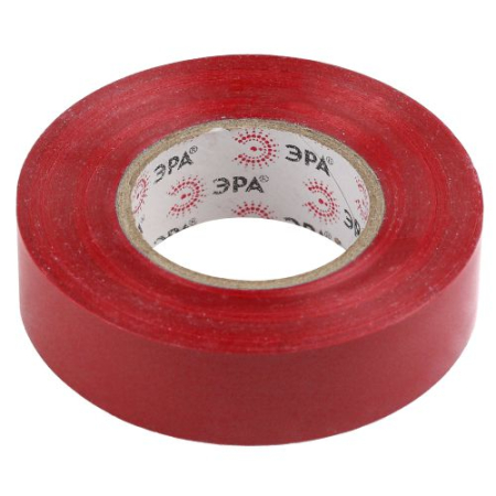 Изолента ПВХ 15ммх20м красн. ET1520RED Эра C0036550