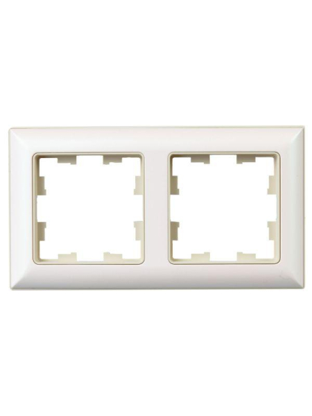 Рамка 2-м BRITE РУ-2-Бр беж./жемчуж. IEK BR-M22-12-1-K10