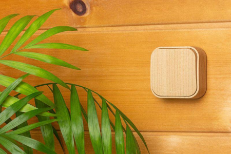 Выключатель 1-кл. ОП Quteo 10А IP20 10AX дерево IEK 782260