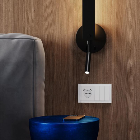 Выключатель 3-кл. СП S70 10А механизм бел. матов. Voltum VLS030102