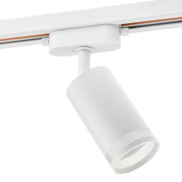 Светильник трековый ARTLINE поворотный 55х55х100мм GU10 230В алюм./пластик. 4кв.м бел. Ritter 59879 8