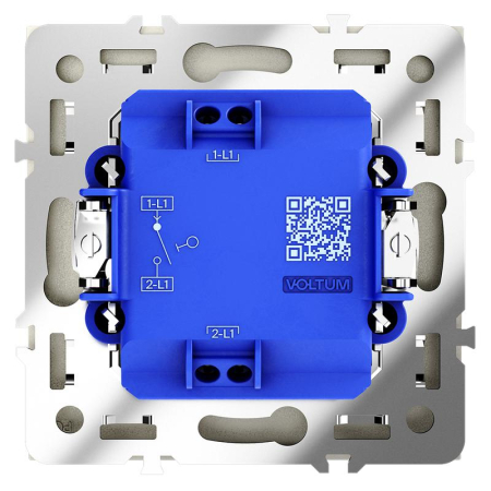 Выключатель 1-кл. СП S70 10А механизм шелк Voltum VLS010104
