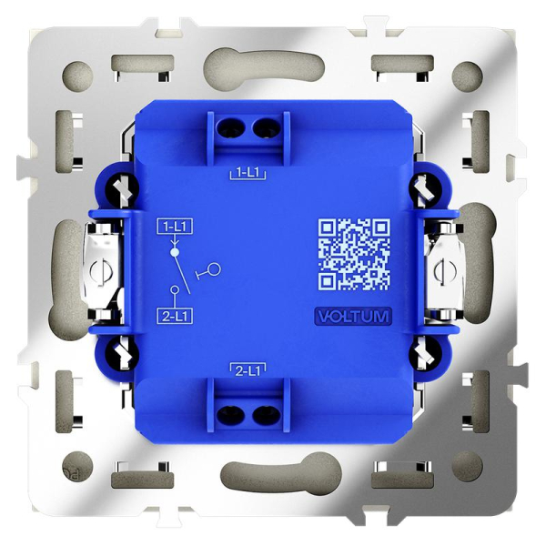 Выключатель 1-кл. СП S70 10А механизм шелк Voltum VLS010104