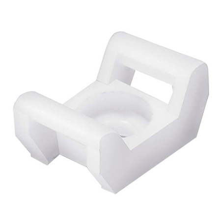 Основание для хомутов 18х13 под винт М3 бел. (уп.100шт) DKC 25498SR