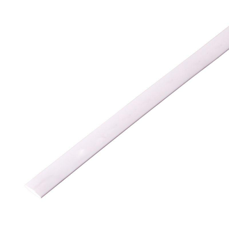 Трубка термоусадочная ТУТ нг 8.0/4.0 бел. 1м REXANT 20-8001