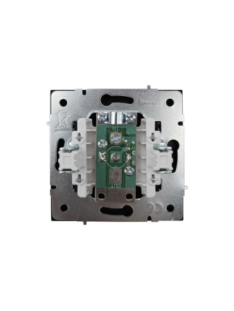 Розетка ТВ оконечная СП ZIMA IP20 черн. бархат LEZARD 704-4288-130