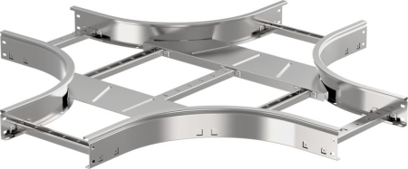 Ответвитель для лотка Х-образ. 80х200 R300 LESTA IEK CKR04-4-080-200