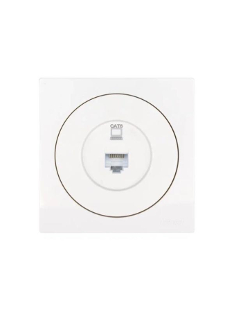 Розетка компьютерная СП OSEN RJ45 кат.6 механизм бел. LEZARD 743-0288-140