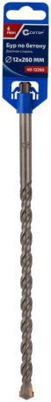 Бур по бетону Profi двойн. резьба SDS-Plus 12х260мм Cutop 40-12260