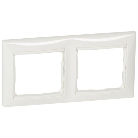 Рамка 2-м Valena горизонт. бел. IEK 774452