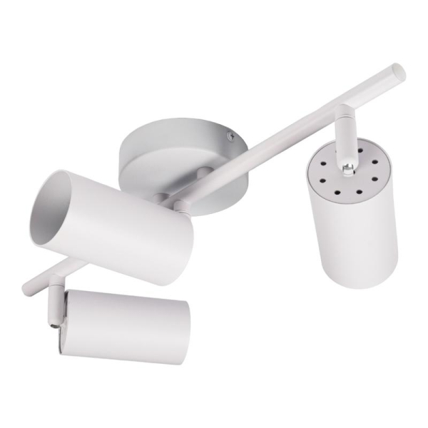 Светильник PCL-0403 3xGU10 IP20 230В WH настен./потолочн. декор. под лампу JazzWay 5066663