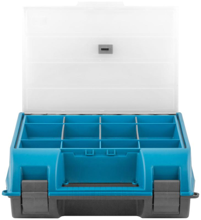 Ящик для дрели 340мм с органайзером12 отделений MOS 65605М
