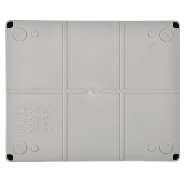 Коробка распаячная ОП 240х195х90 IP55 КМ41346 прозр. крыш. монт. плата IEK UKO10-240-195-090-K53-55