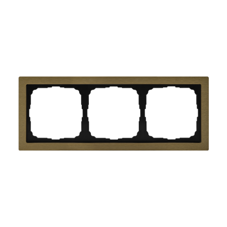 Рамка 3-м ArtGallery Pure метал. латунь SE GAL312203