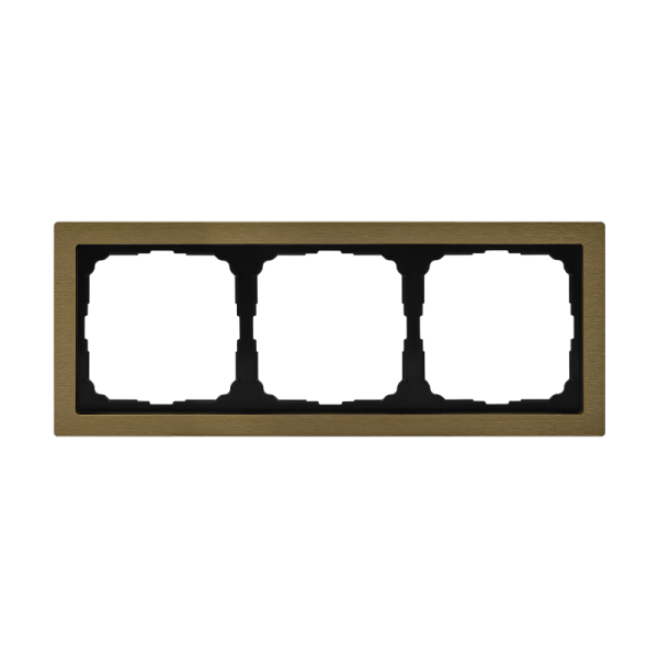Рамка 3-м ArtGallery Pure метал. латунь SE GAL312203