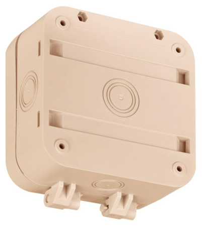 Коробка распределительная133х120х60 двухкомпонентн. для видеокамер HF IP68 беж. Ruvinil 67080БЖ