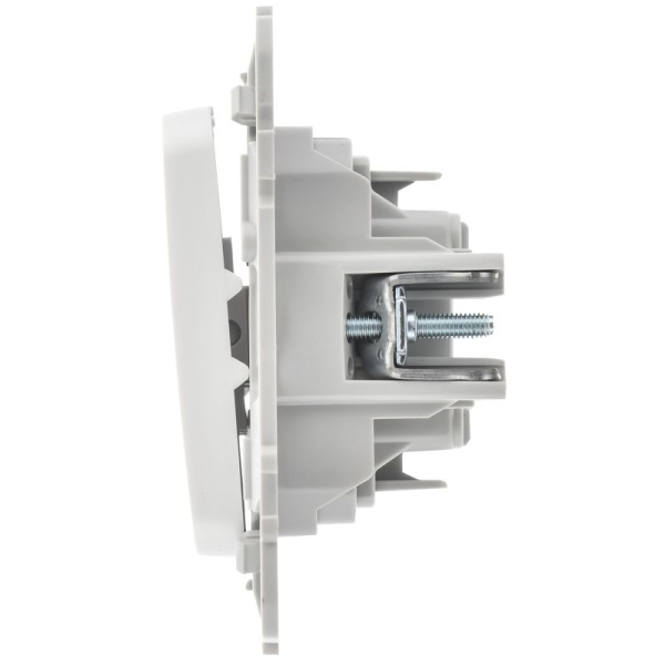 Выключатель 2-кл. СП FLITE ВС12-1-0-ФлБ 10А механизм бел. IEK FI-V20-0-10-1-K01