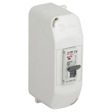 Корпус пластиковый КМПн 1/2 IP20 навесной SIMPLE бел. ЭРА Б0062279