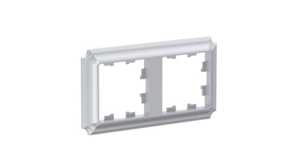 Рамка 2-м AtlasDesign Antique универс. алюм. SE ATN100302