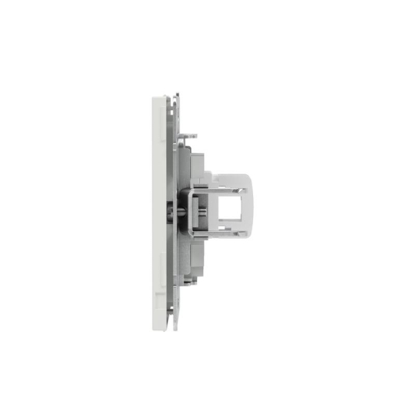 Розетка компьютерная 1-м KANT RJ45 кат.6A без шторки бел. песок DKC 7010673