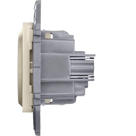 Розетка 1-м СП Inspiria 16А IP20 250В 2P+E защ. шторки немецк. стандарт механизм сл. кость IEK 673731