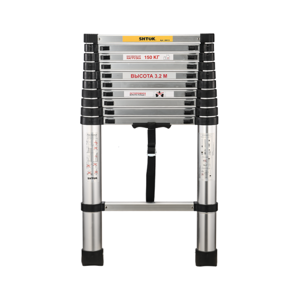 Лестница телескопическая 3.2м (20013) SHTOK 376552