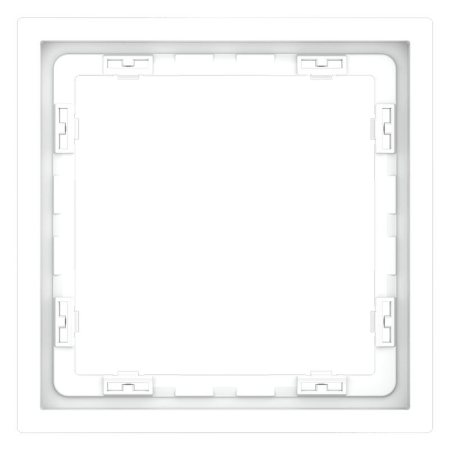 Рамка 1-м S70 пластик. бел. матов. Voltum VLS100102