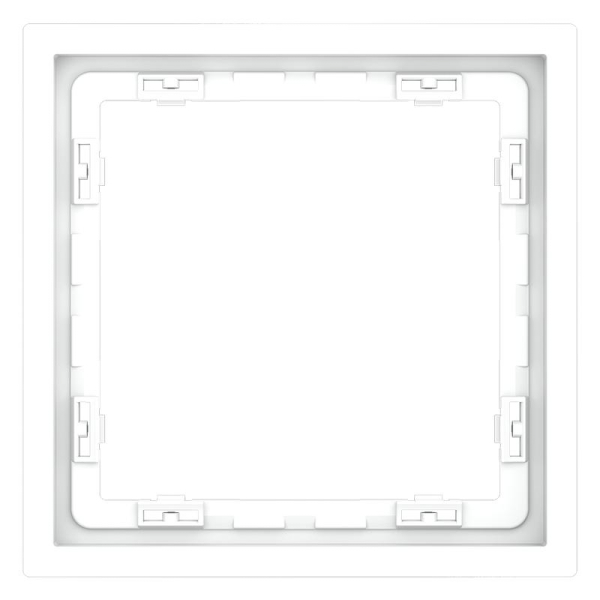 Рамка 1-м S70 пластик. бел. матов. Voltum VLS100102