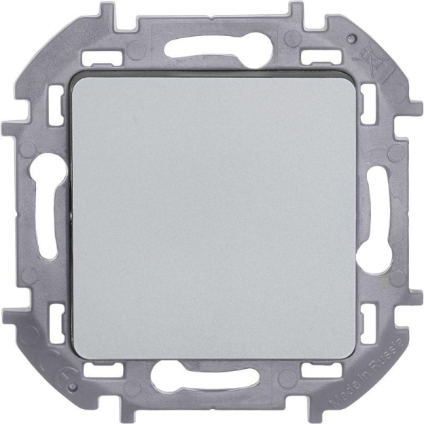 Переключатель 1-кл. Inspiria 10А IP20 250В 10AX механизм алюм. IEK 673652