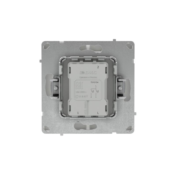 Кнопка 2-кл. KANT бел. песок DKC 7010154