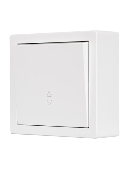 Выключатель проходной 1-кл. ОП LETO бел. LEZARD 752-0200-105