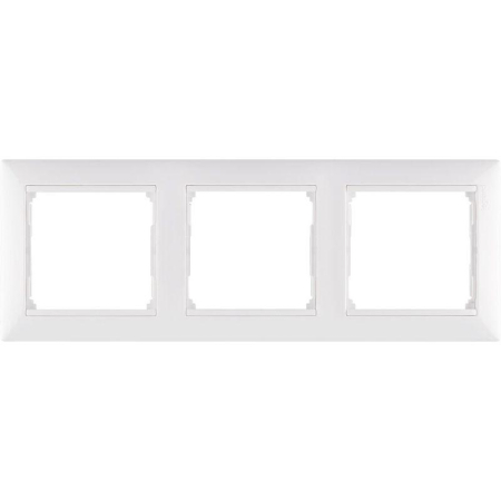 Рамка 3-м Valena горизонт. бел. IEK 774453