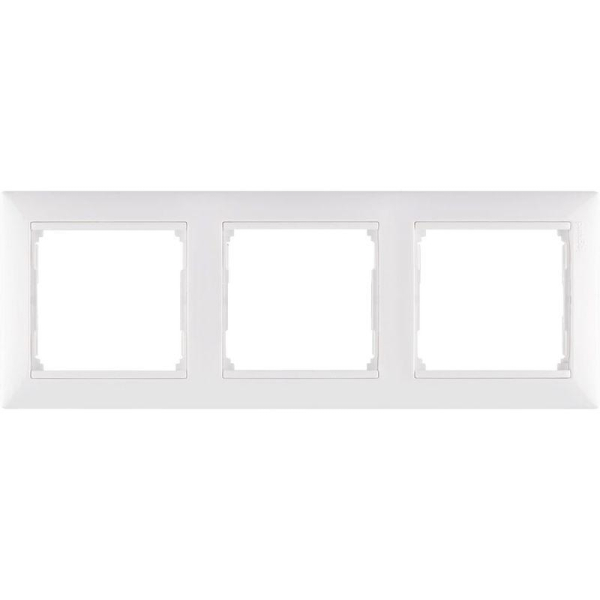 Рамка 3-м Valena горизонт. бел. IEK 774453