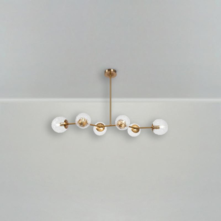 Светильник подвесной Fluff 6х40Вт E14 IP20 Freya FR5207PL-06BZ