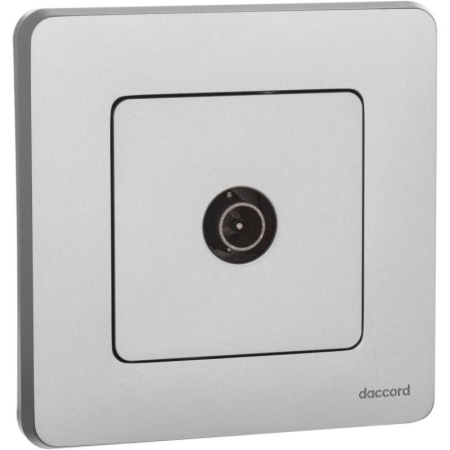 Розетка телевизионная оконечная TV Inspiria 10дБ 5-862мГц механизм алюм. IEK 673872