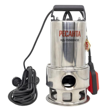 Насос дренажный НД-15500Н/35 Ресанта 77/2/2