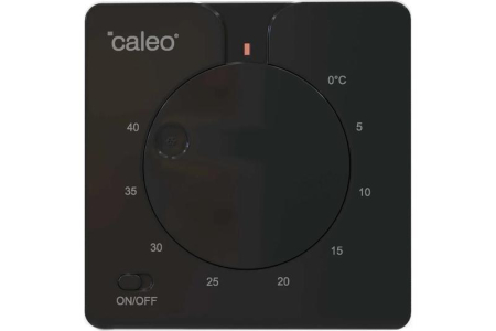 Терморегулятор C430 black встраиваемый аналоговый 3.5кВт CALEO 0К-00000791