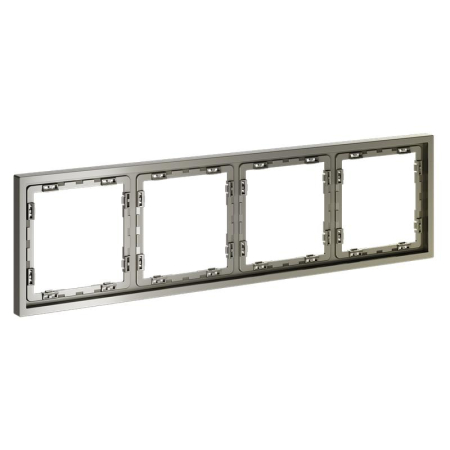 Рамка 4-м S70 пластик. шелк Voltum VLS100404