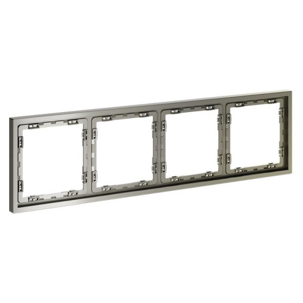 Рамка 4-м S70 пластик. шелк Voltum VLS100404