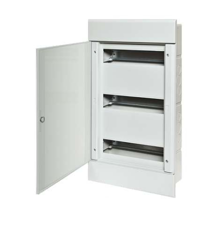 Щиток СП Тусо 36мод. с непрозрач. двер. 547х299х103мм сер. Ruvinil 68136С