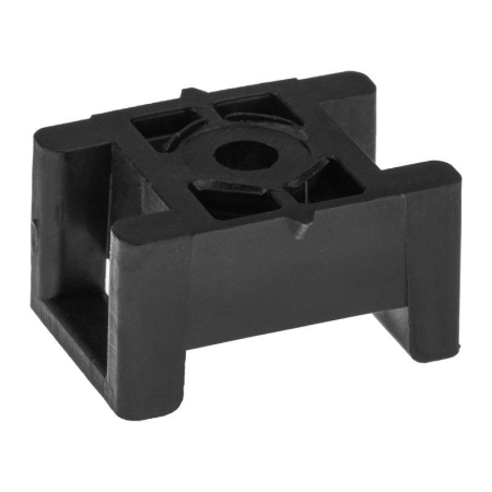 Площадка под стяжку для прямого монтажа 22х16мм черн. (уп.100шт) Rexant 07-2111