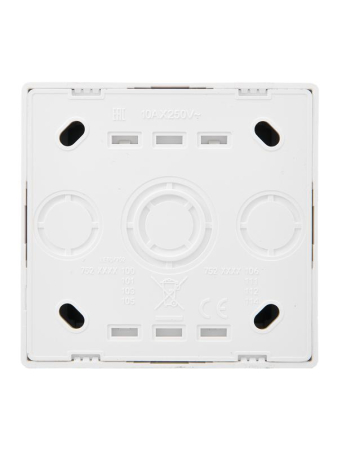 Выключатель проходной 2-кл. ОП LETO бел. LEZARD 752-0200-106