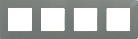 Рамка 4-м Etika светл. галька IEK 672524