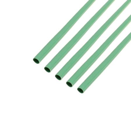 Трубка термоусадочная ТУТ нг 5.0/2.5 зел. 1м Rexant 20-5003