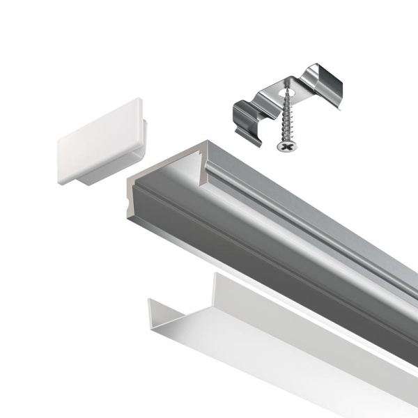 Профиль накладной 15х6 алюм. Maytoni ALM001S-2M