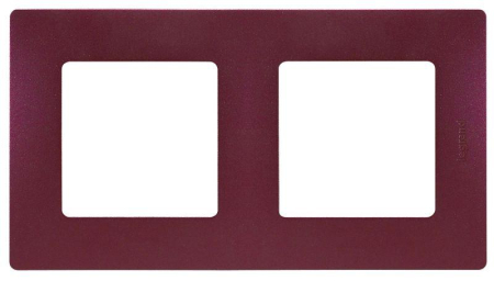 Рамка 2-м Etika сливовый IEK 672562