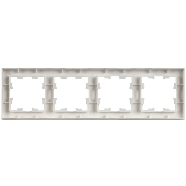 Рамка 4-м BRITE РУ-4-БрАБ арктич. бел. IEK BR-M42-K91