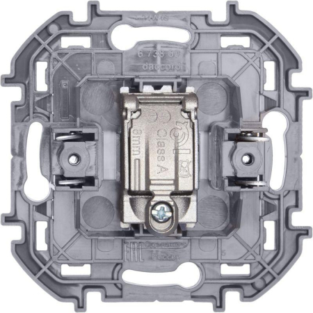 Розетка телевизионная проходная TV Inspiria 14дБ 5-862мГц механизм бел. IEK 673860